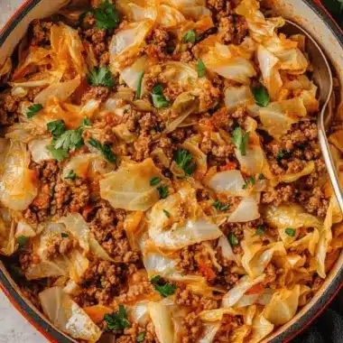 Cabbage and Ground Beef