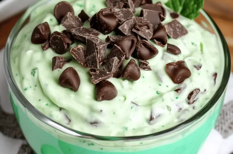 Mint Chocolate Cream Cheese Dip