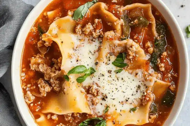 Lasagna Soup
