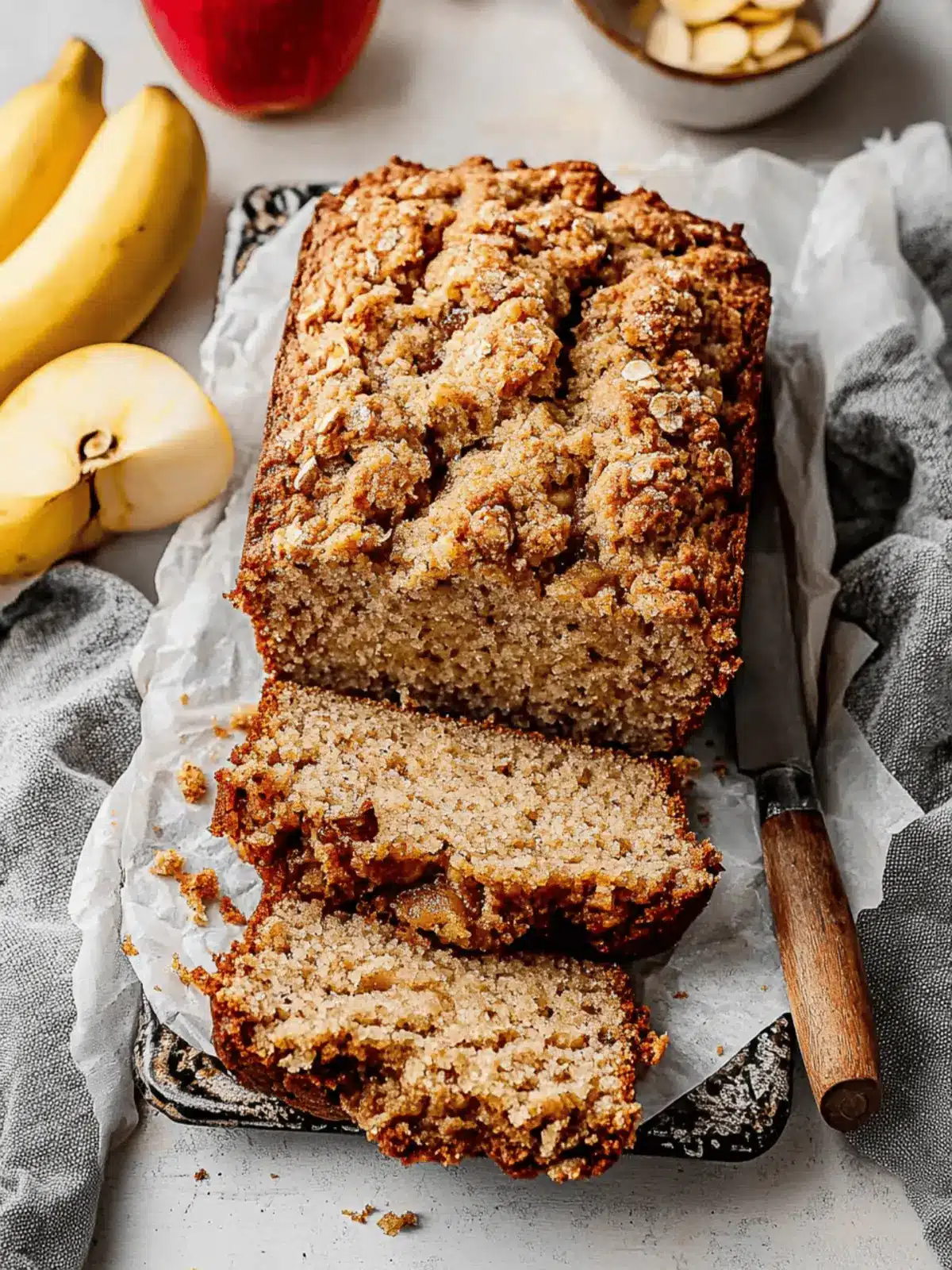 Apple Banana Bread