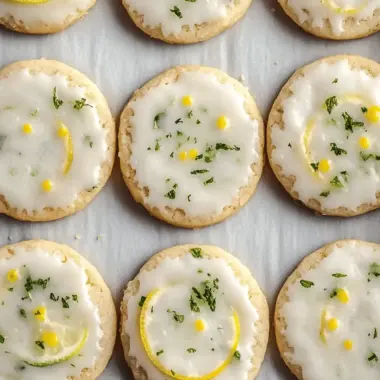 Mojito Sugar Cookies