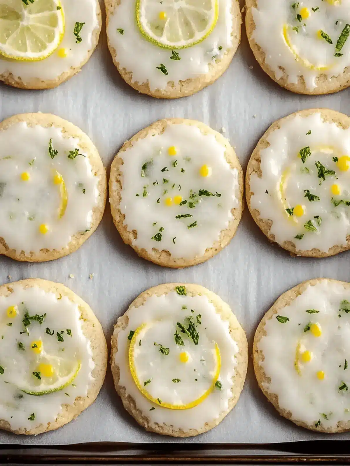 Mojito Sugar Cookies