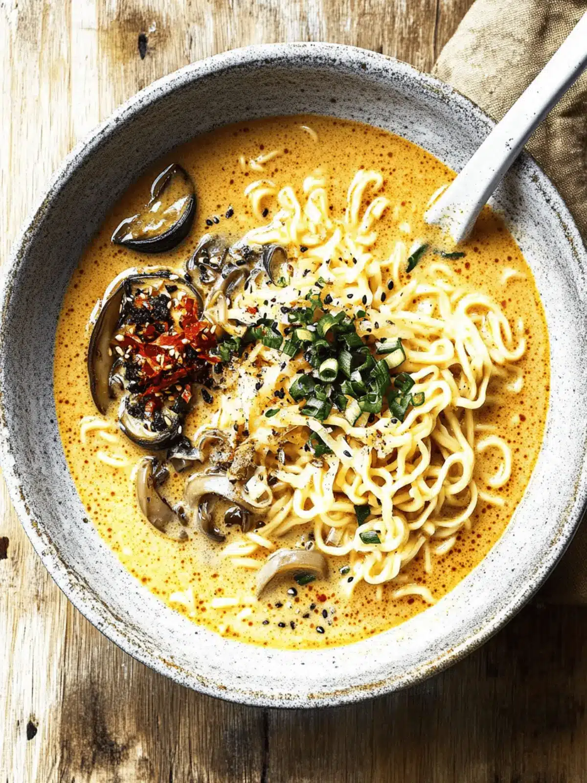 Spicy Coconut Curry Ramen