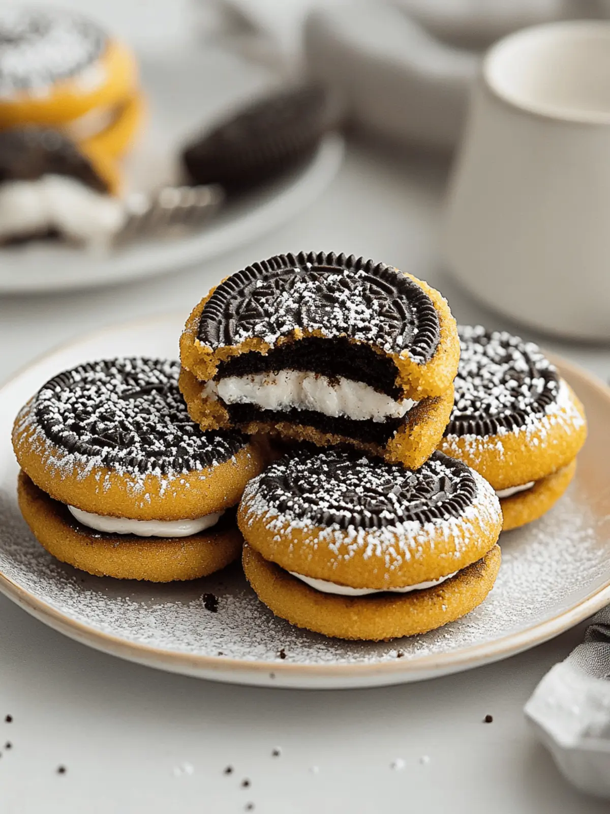 Deep-Fried Oreos