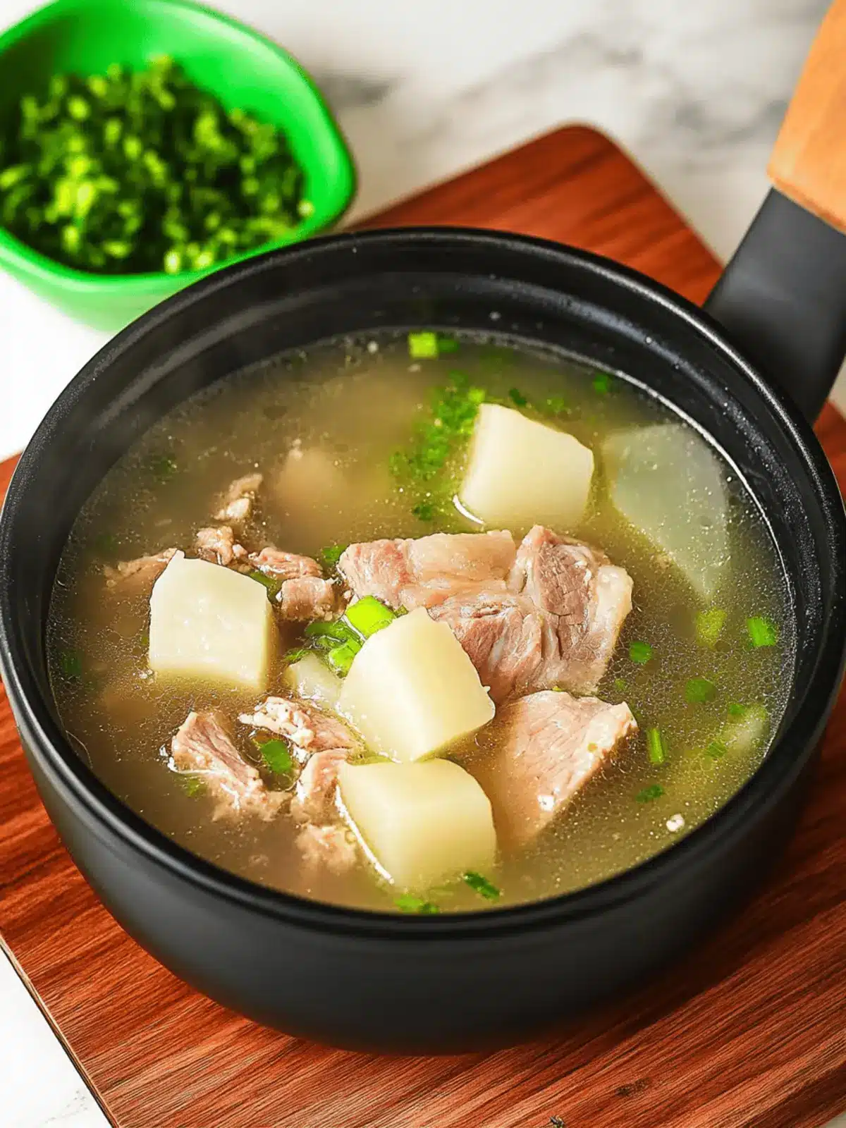 Taiwanese Pork Rib and Daikon Soup