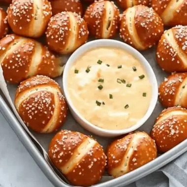 Pretzels and Cheese Dip