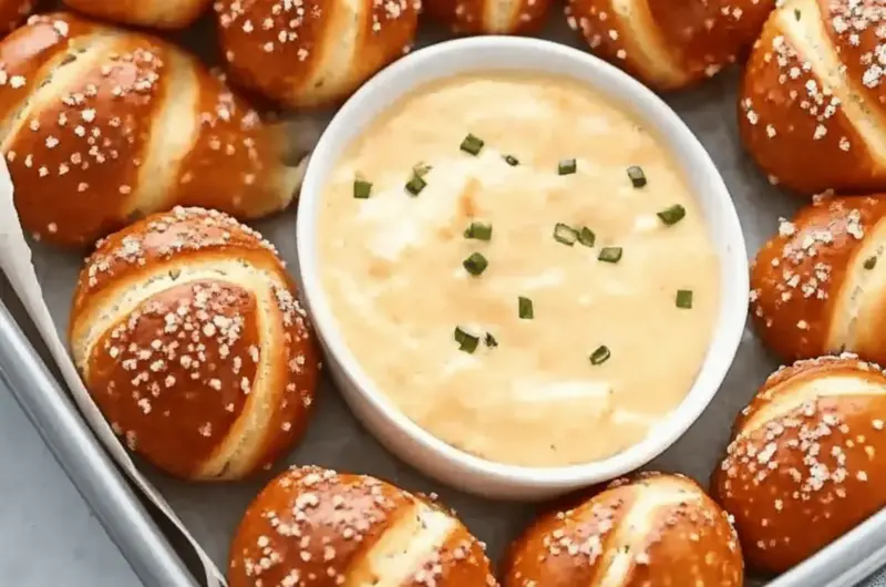 Pretzels and Cheese Dip
