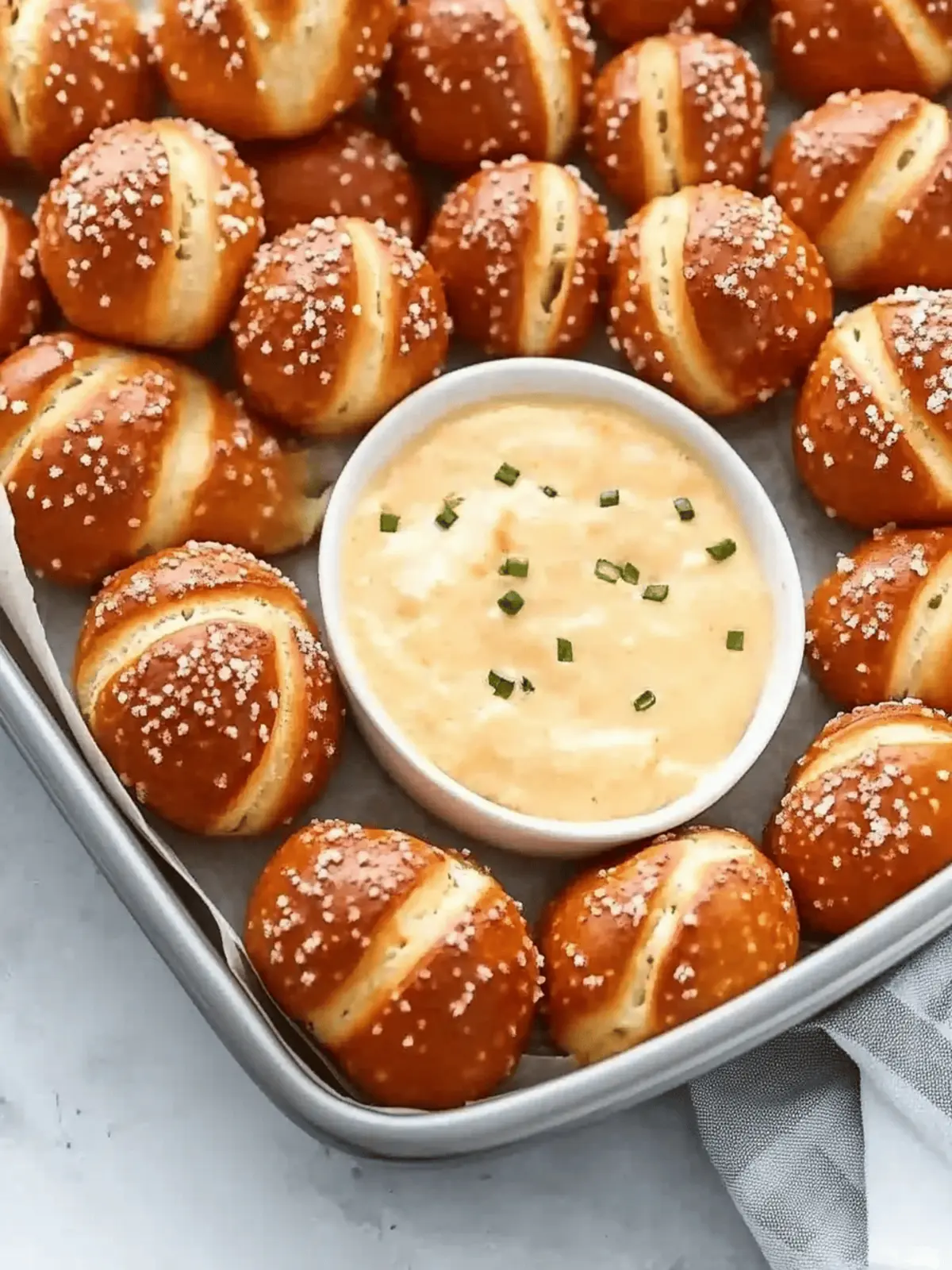 Pretzels and Cheese Dip