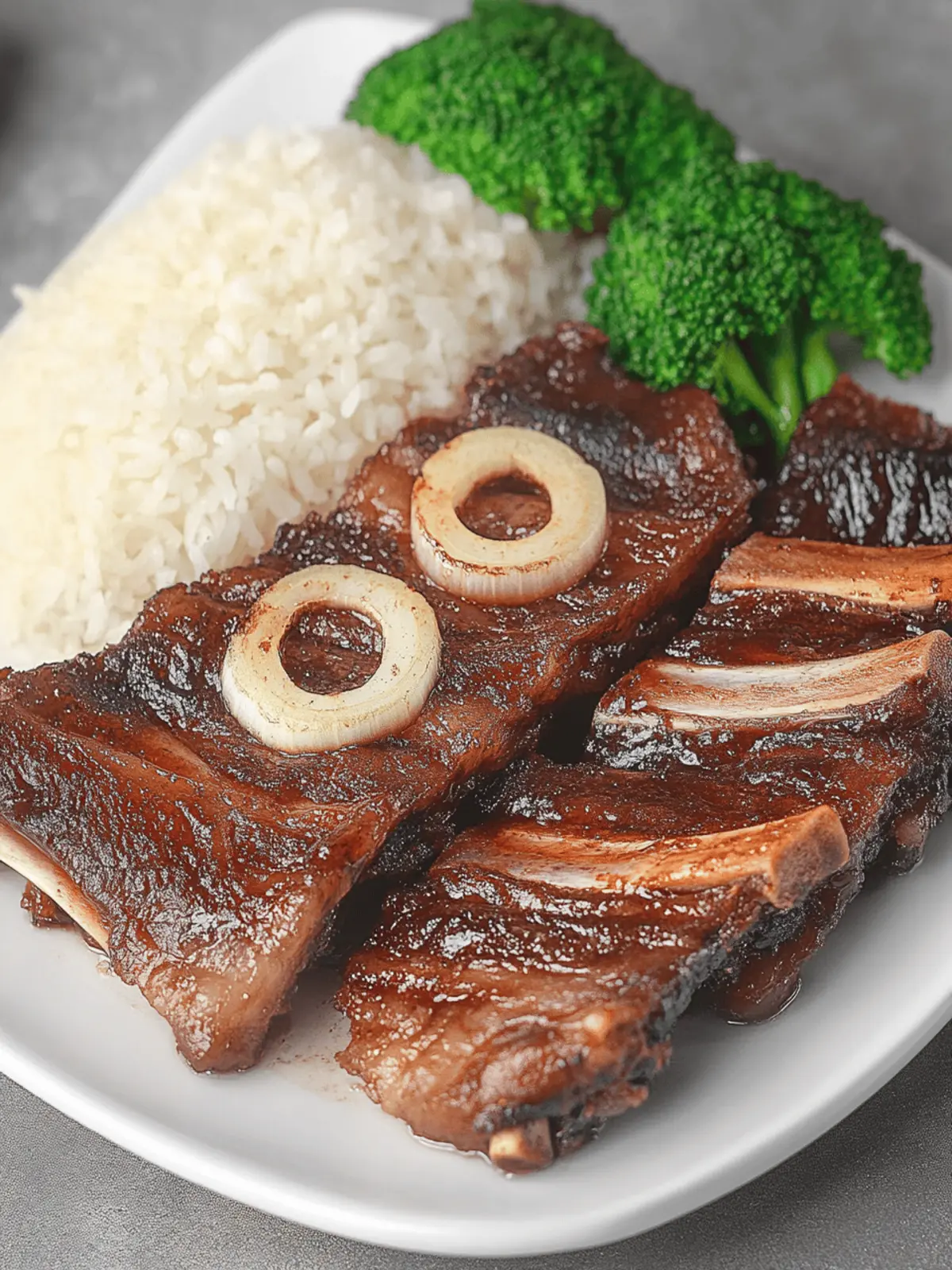 Asian Hawaiian BBQ Short Ribs