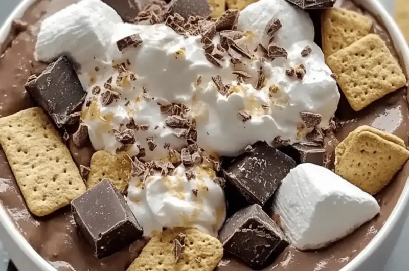 Double Chocolate Protein S’mores Bowl