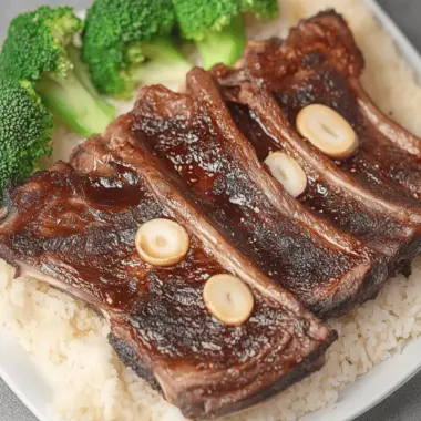 Asian Hawaiian BBQ Short Ribs