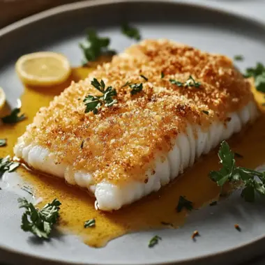 Crispy Parmesan-Crusted Cod