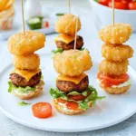 Mini Tater Tot Cheeseburgers