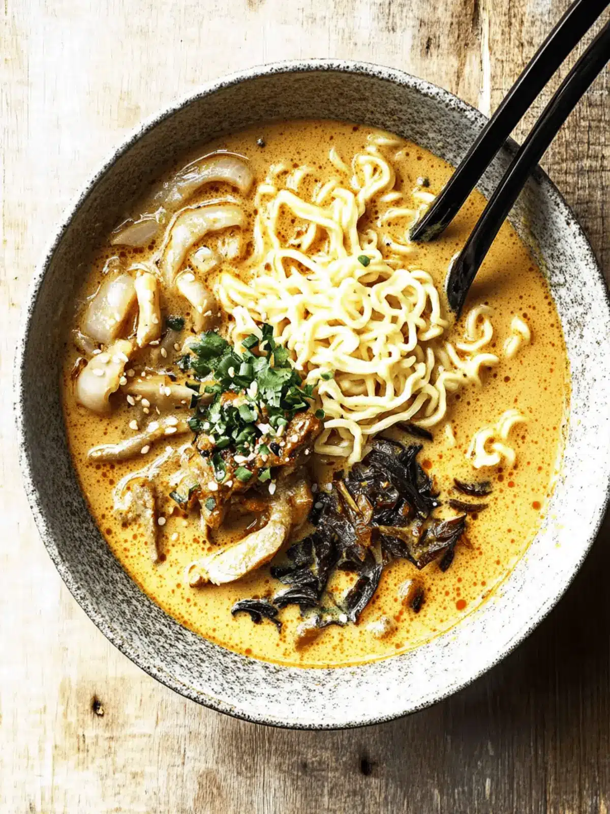 Spicy Coconut Curry Ramen