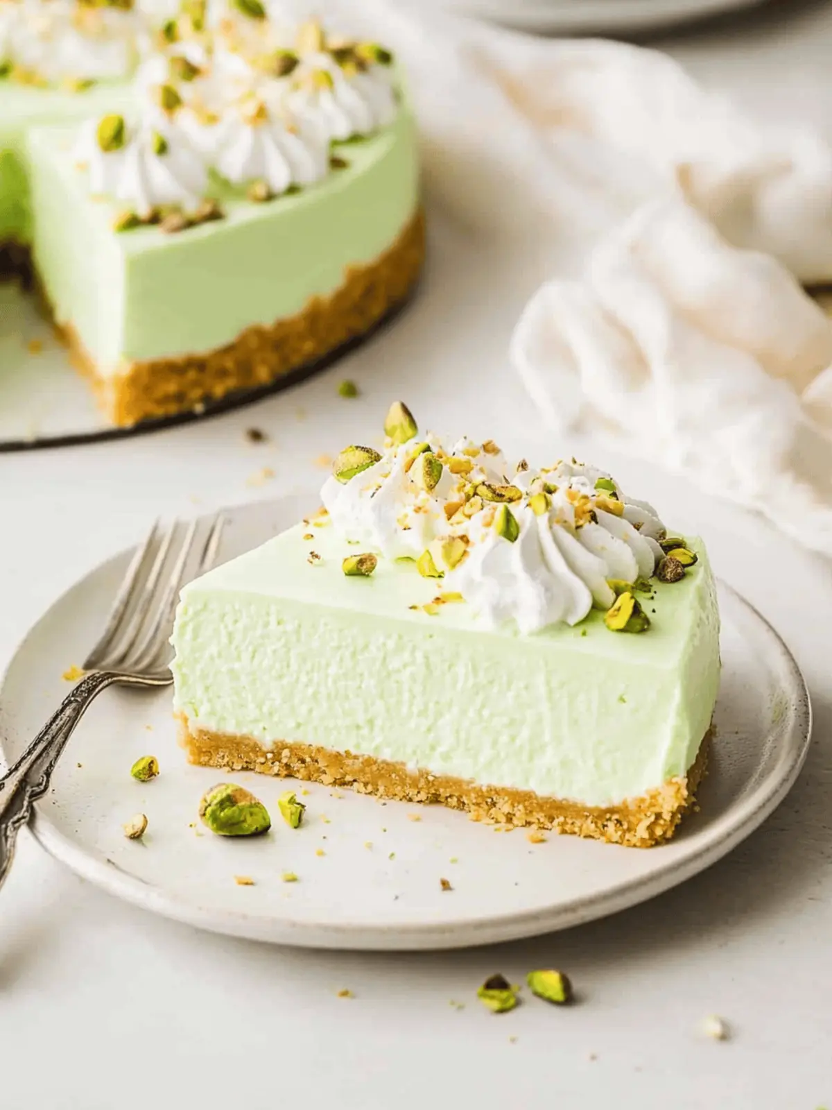 Creamy No-Bake Pistachio Cheesecake Everyone Will Love