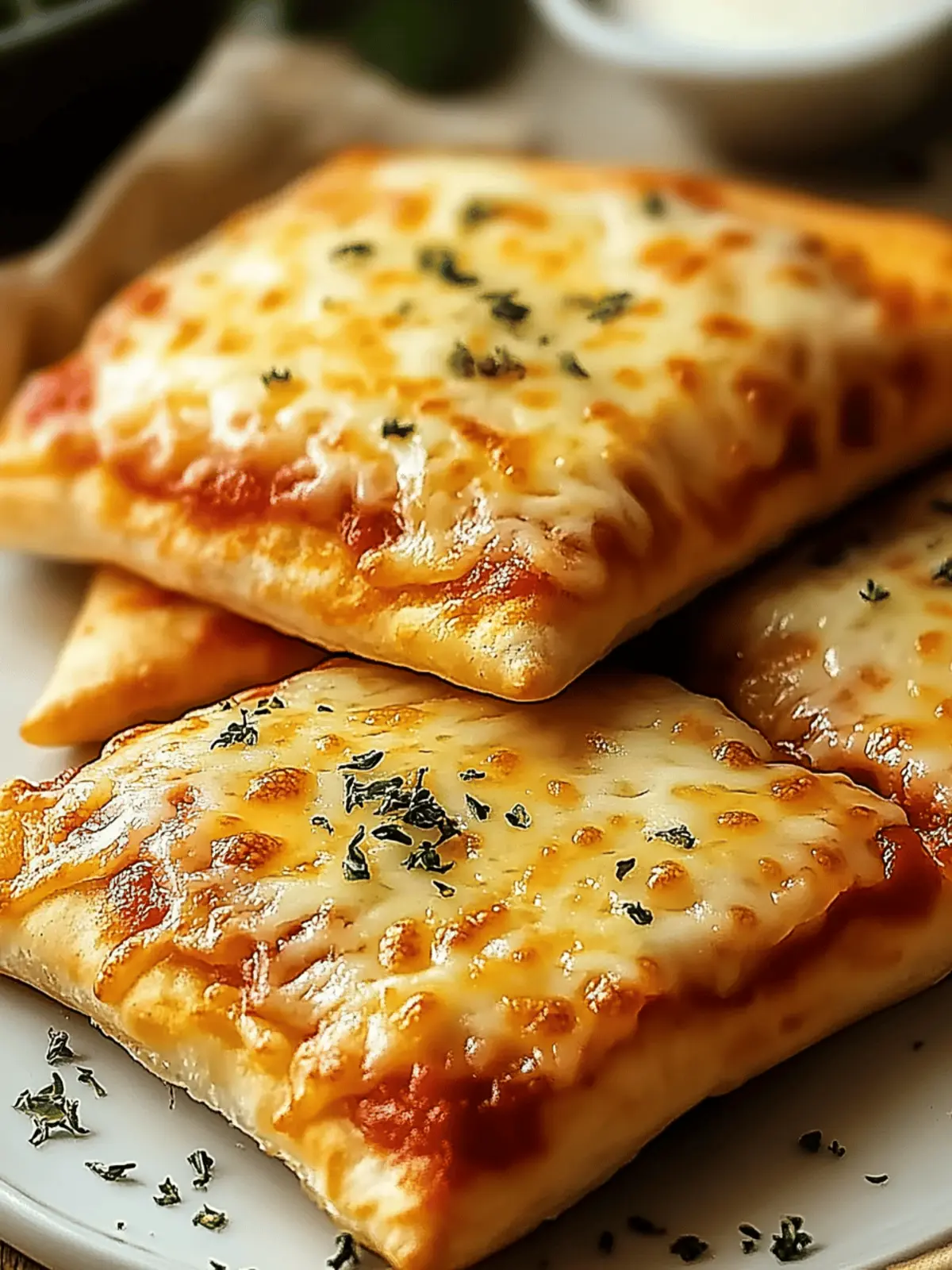 Satisfy Cravings with Cheesy Pizza Pockets You’ll Love