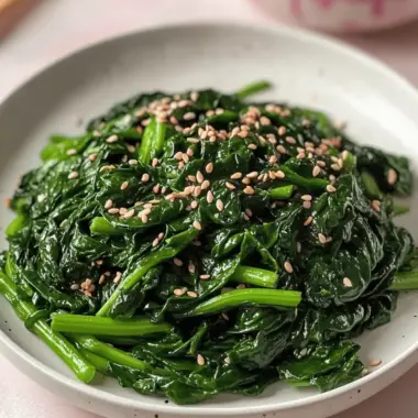 Korean Spinach Side Dish