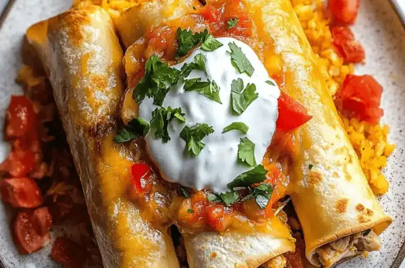 Chicken Chimichangas