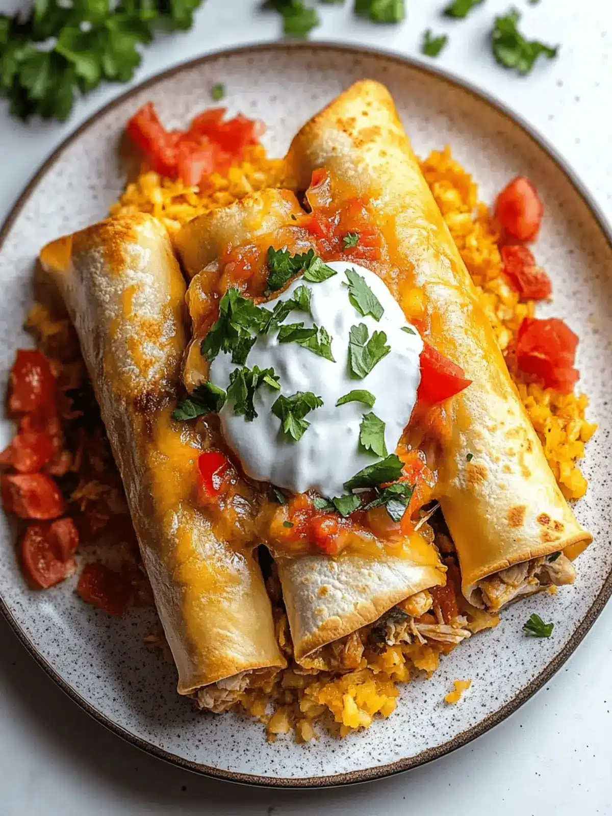 Chicken Chimichangas