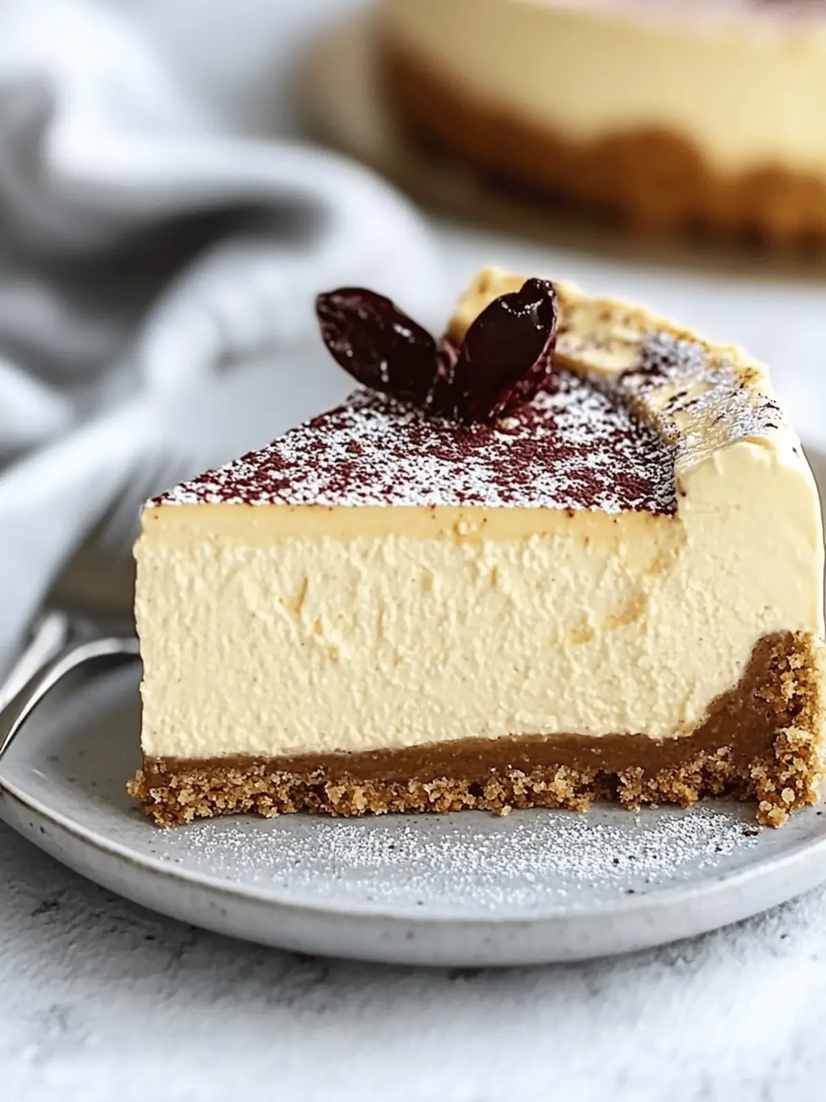Vanilla Bean Brown Butter Cheesecake