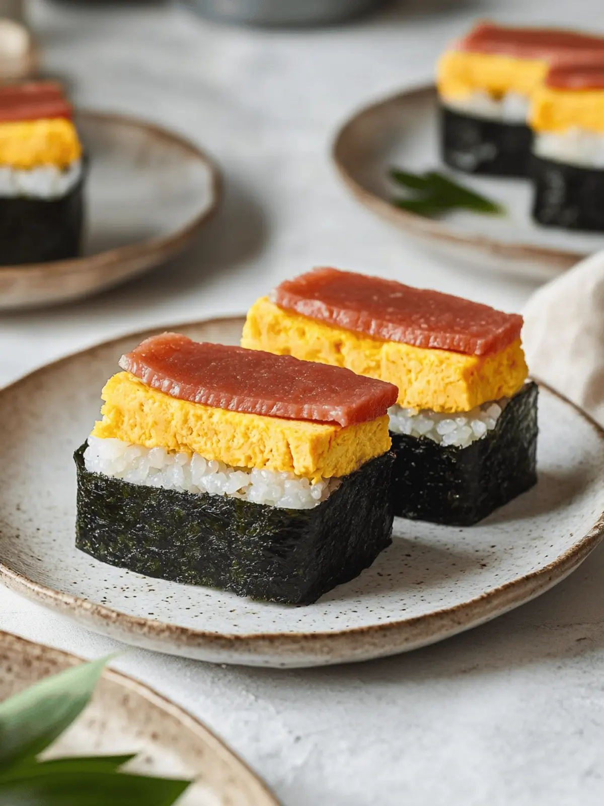 Spam Musubi with Egg