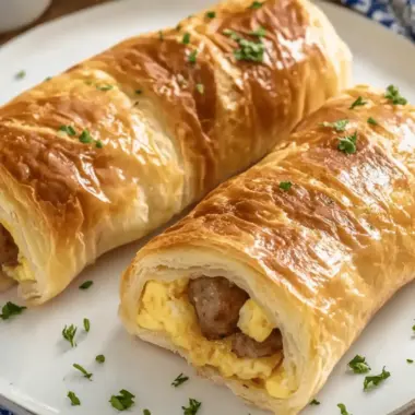 Sausage Egg Breakfast Roll-Ups