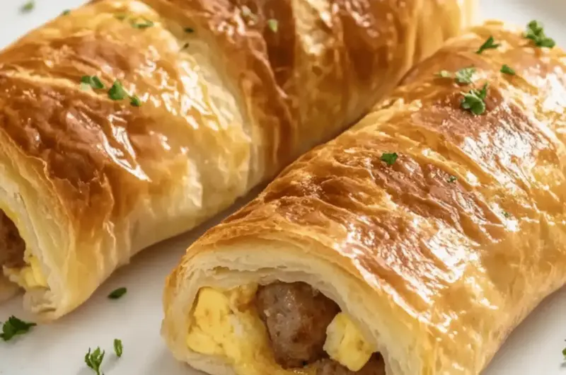 Sausage Egg Breakfast Roll-Ups