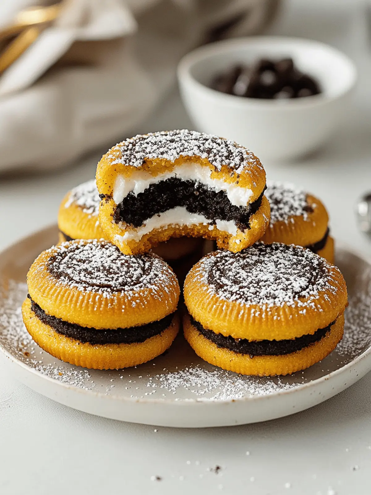 Deep-Fried Oreos