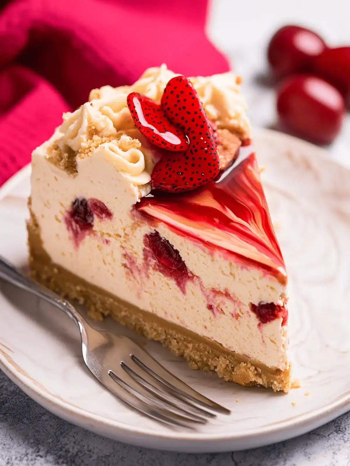 Peanut Butter and Jelly Cheesecake