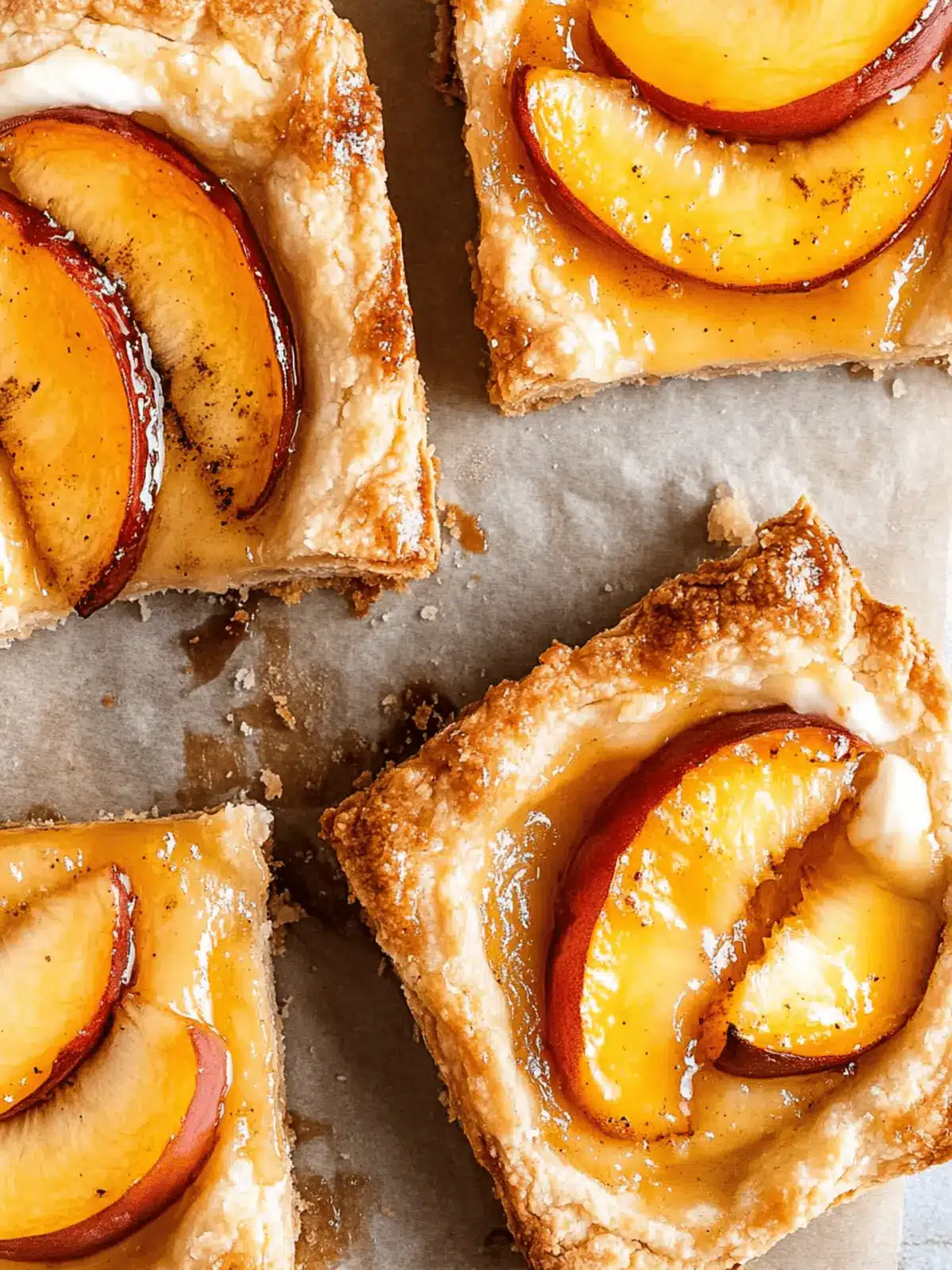 Peach and Cream Cheese Mini Tarts: Your Summer Sweet Escape