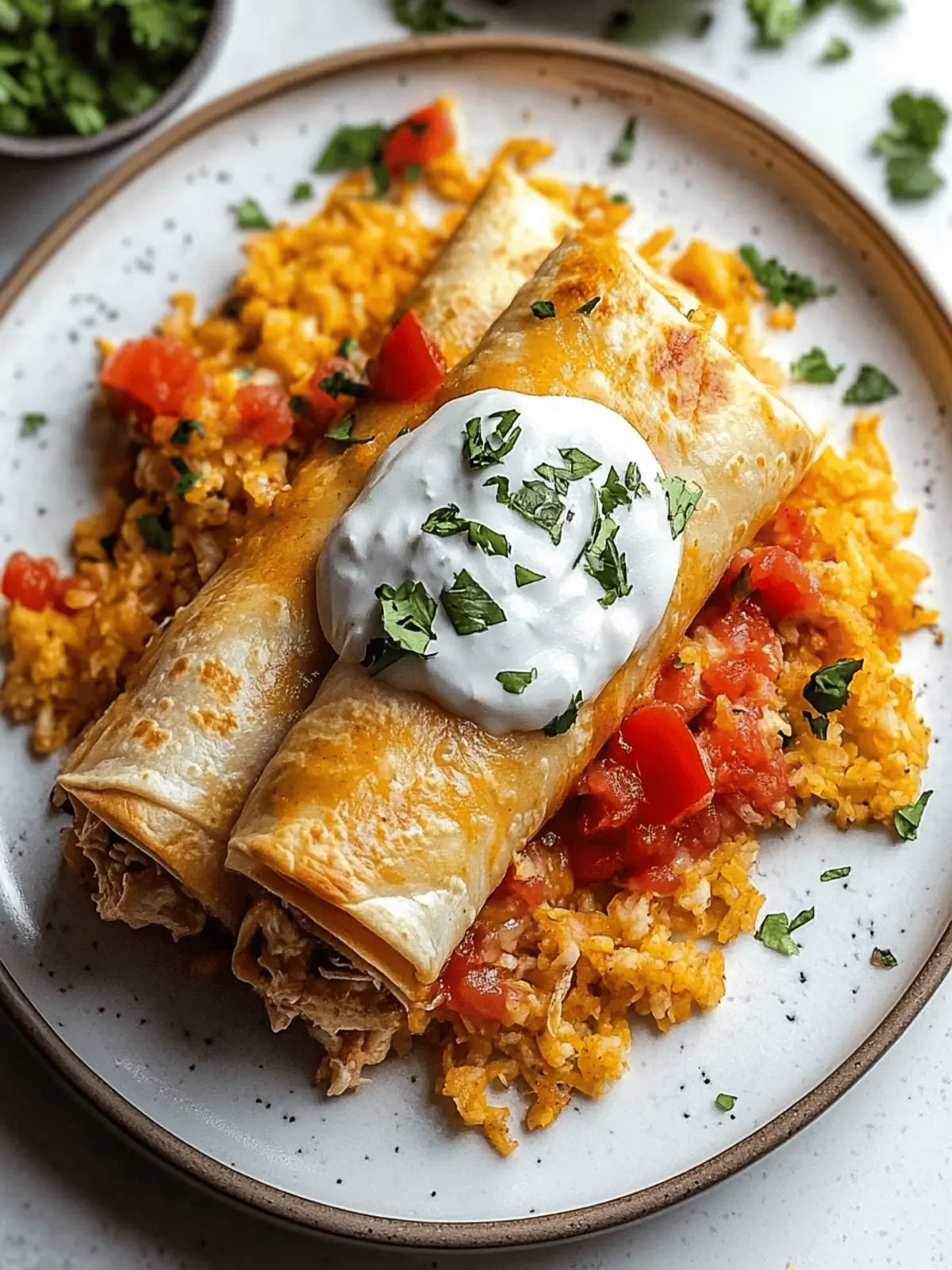 Ultimate Chicken Chimichangas: Crispy, Cheesy, and Quick!