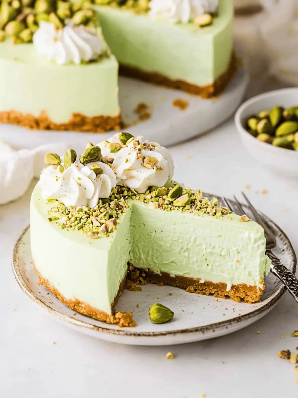 Pistachio Cheesecake