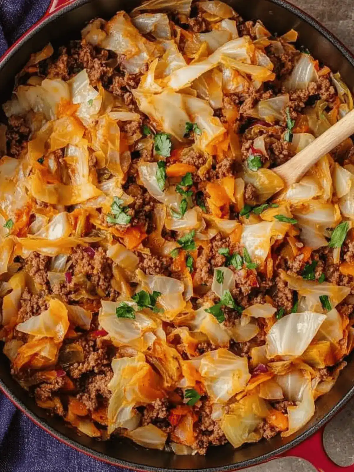 Savory Cabbage and Ground Beef Skillet for Cozy Nights