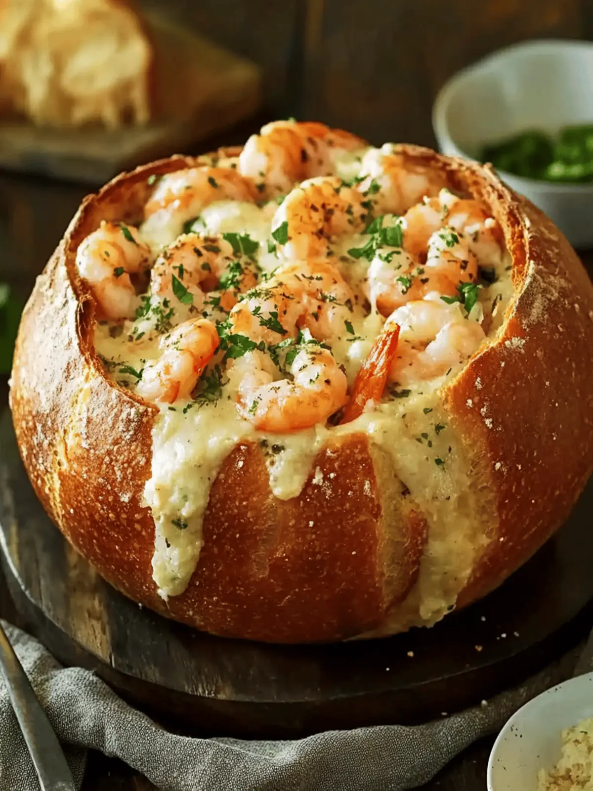 Savory Stuffed Seafood Bread Bowl for Memorable Gatherings