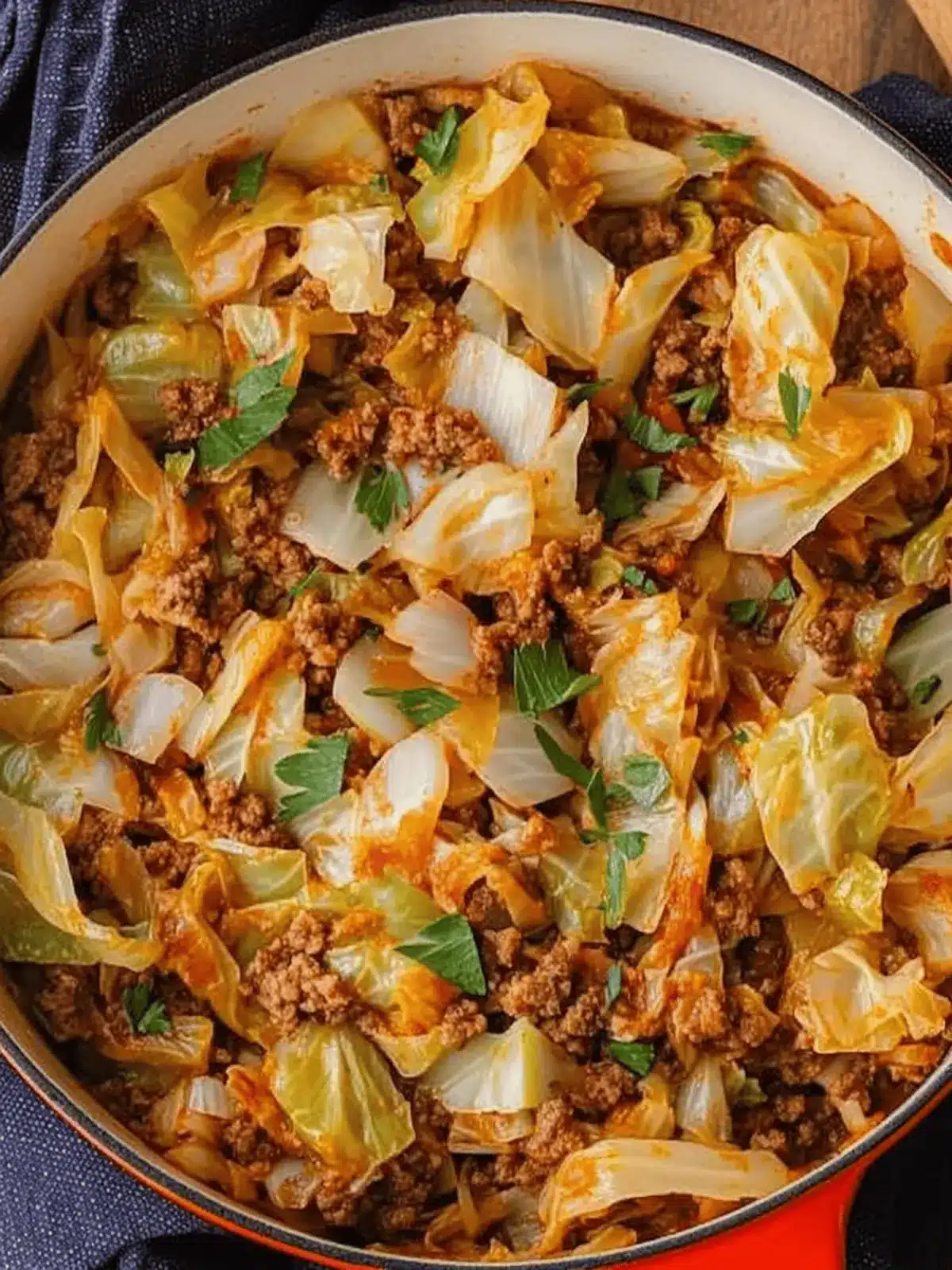 Savory Cabbage and Ground Beef Skillet for Cozy Nights