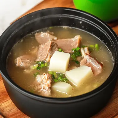 Taiwanese Pork Rib and Daikon Soup