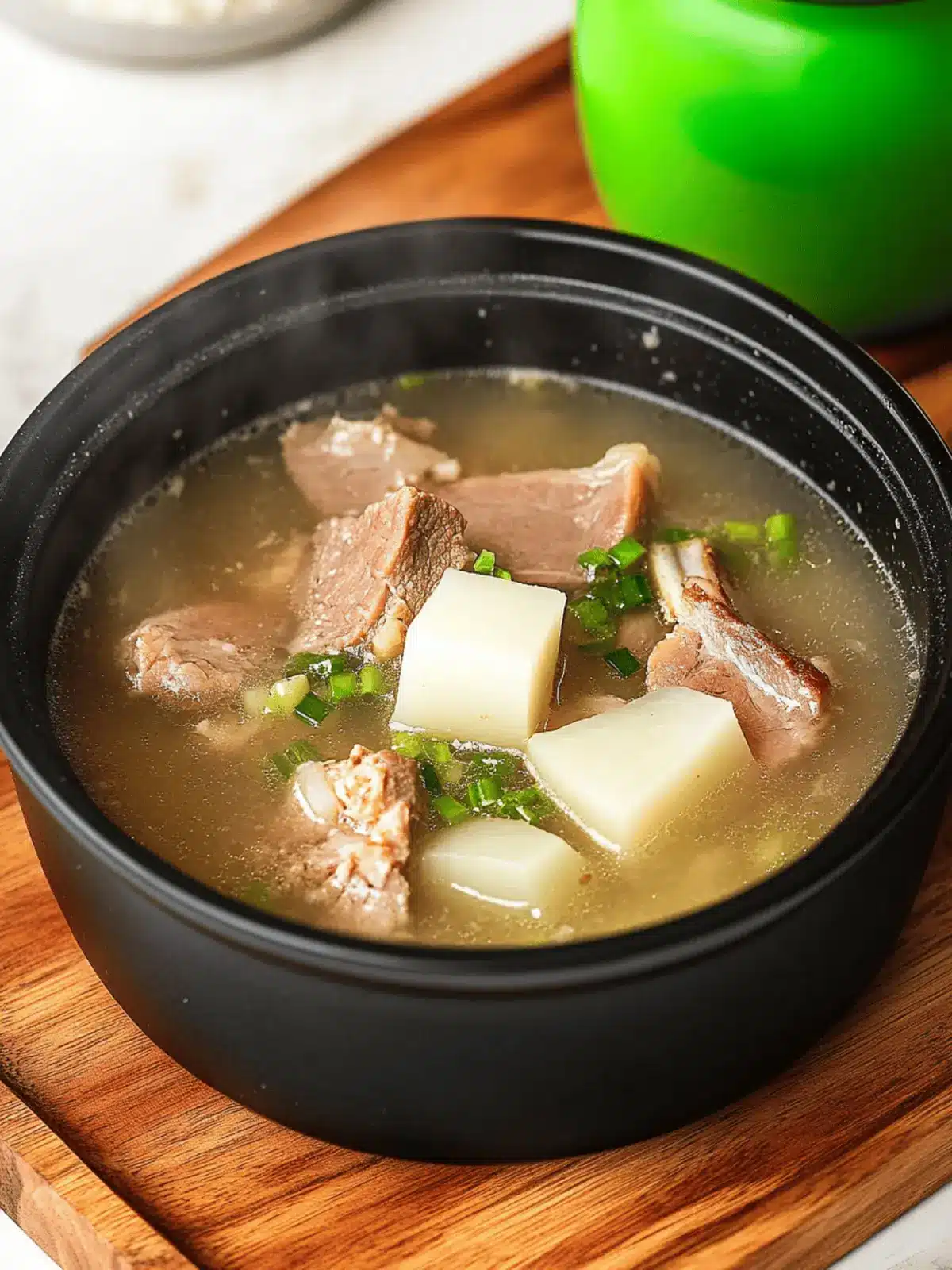 Taiwanese Pork Rib and Daikon Soup