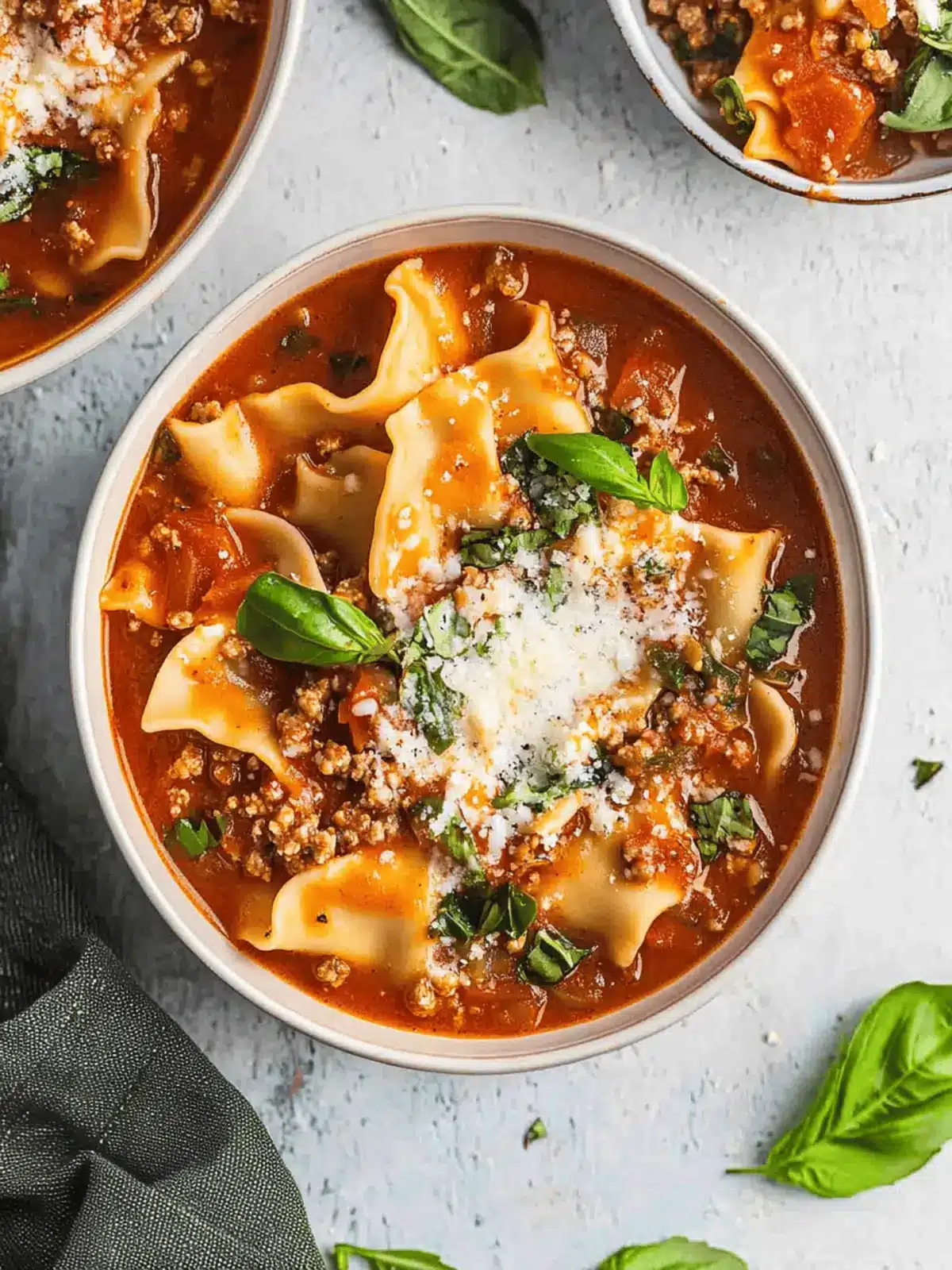 Hearty Lasagna Soup You Can Whip Up in Just 30 Minutes