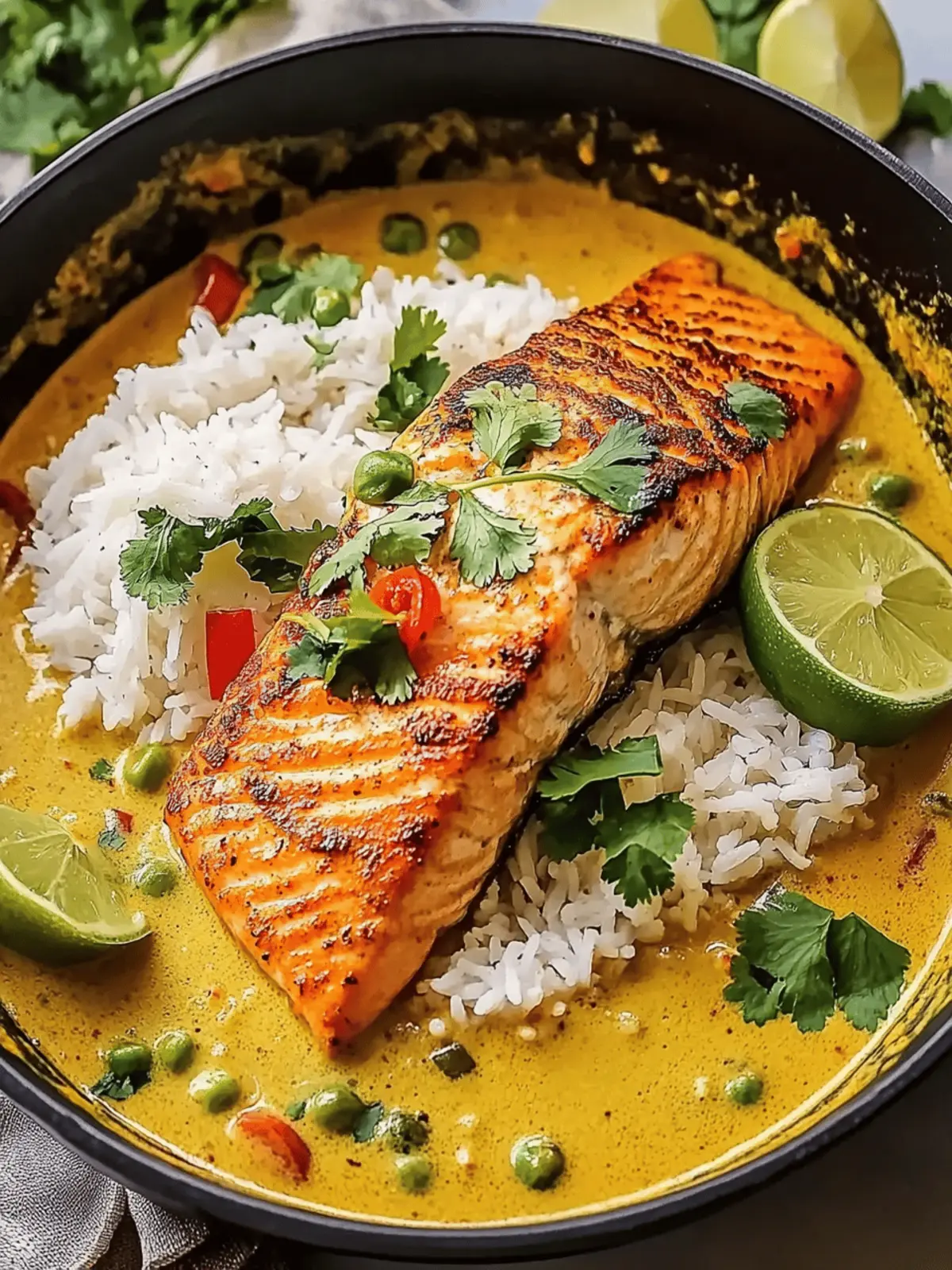 Caribbean Coconut Curry Salmon: A Quick One-Pan Delight