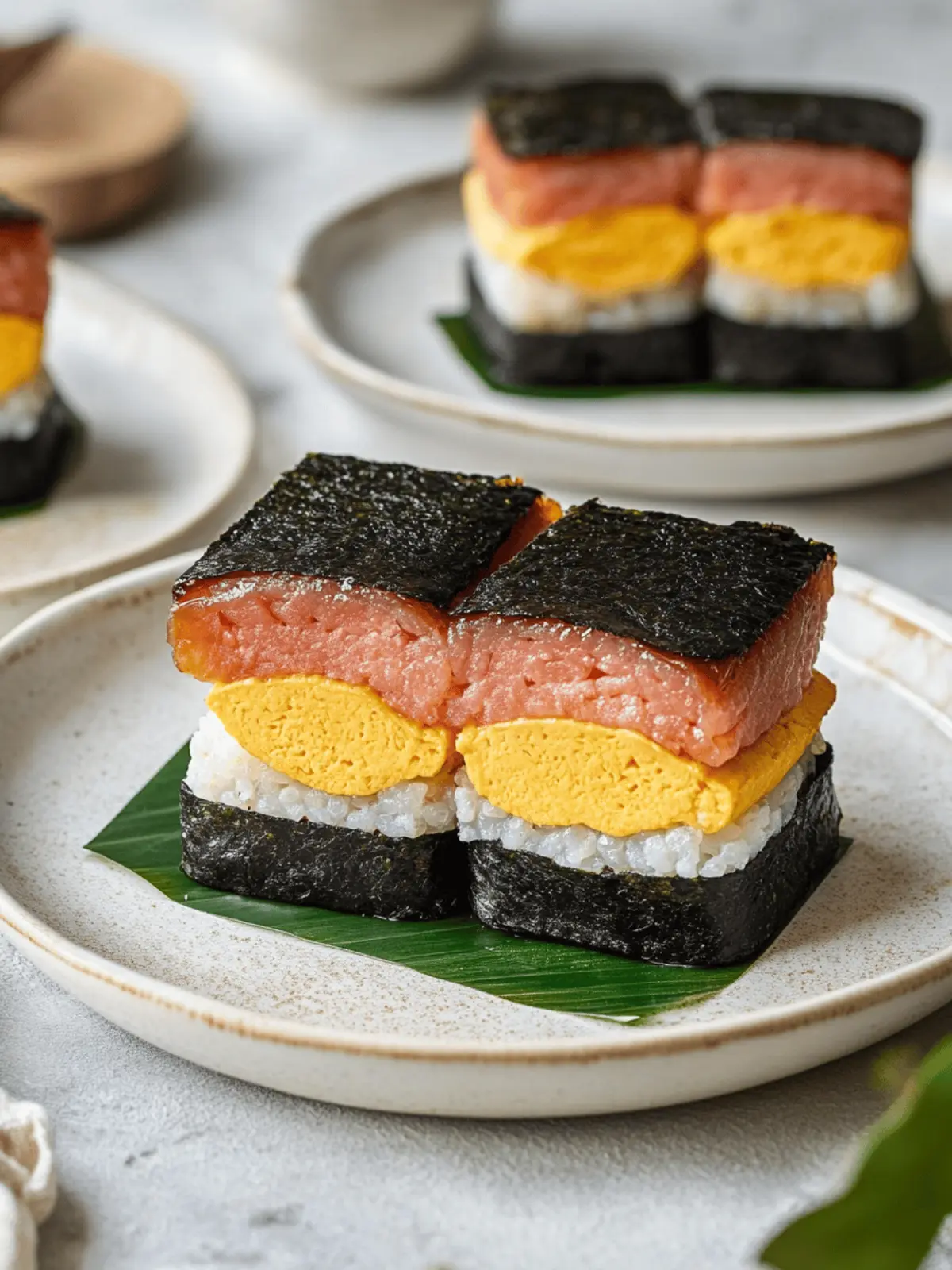 Spam Musubi with Egg