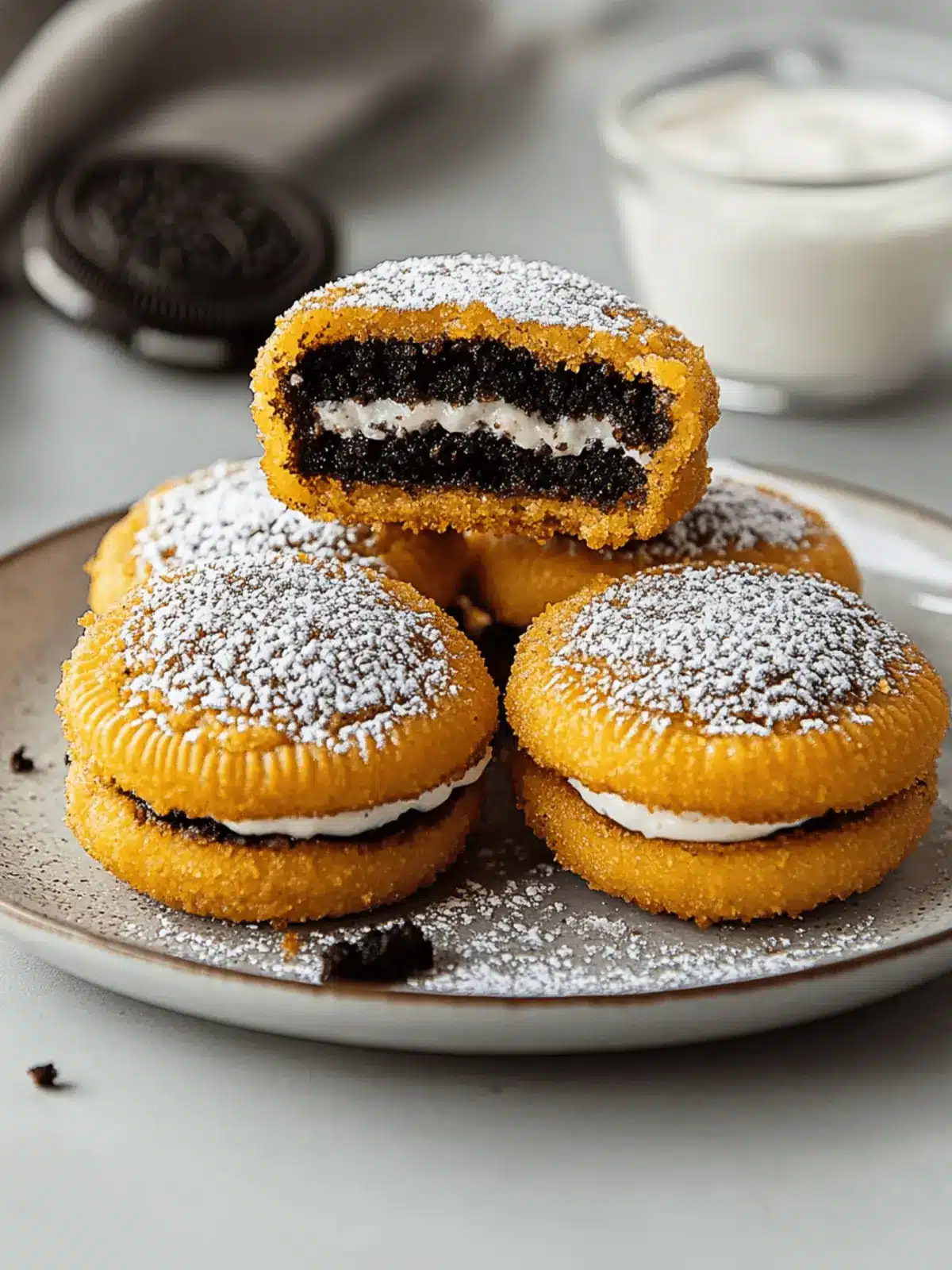 Deep-Fried Oreos