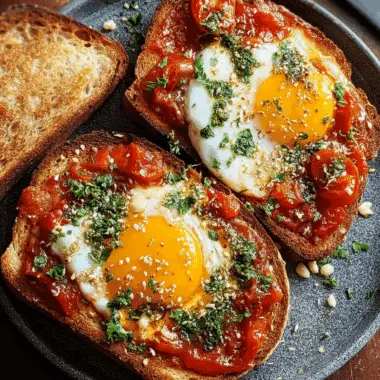 Shakshouka Toast