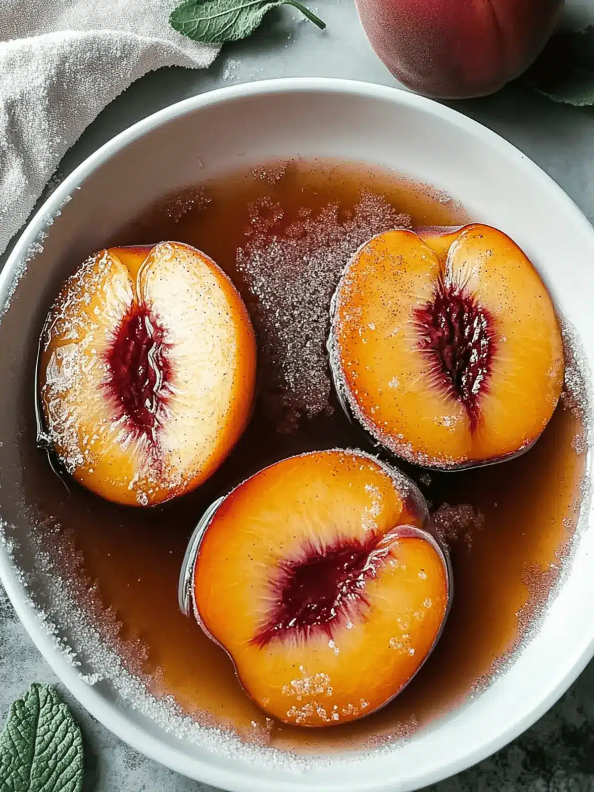 Cinnamon Sugar Baked Peaches for a Sweet Summer Delight