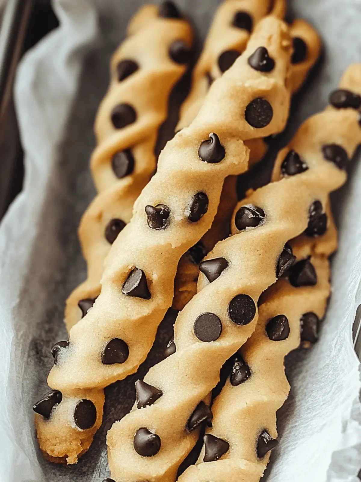 Irresistible Chocolate Chip Cookie Dough Twists Recipe You'll Love