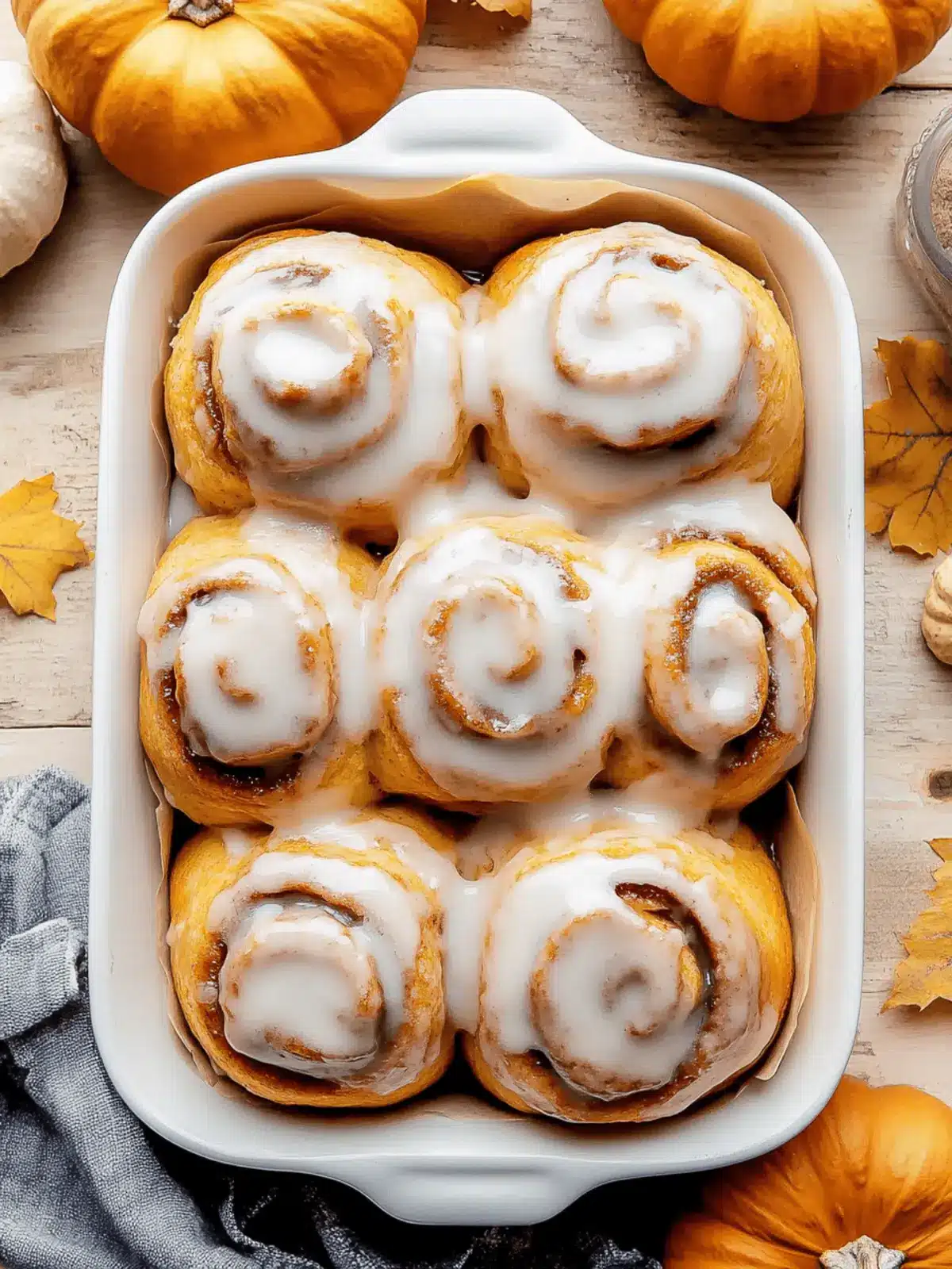 Pumpkin Cinnamon Rolls
