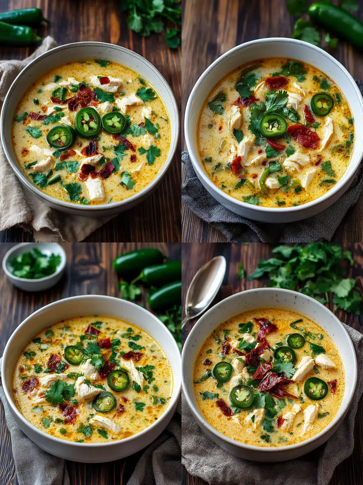 Spicy Jalapeño Popper Chicken Soup