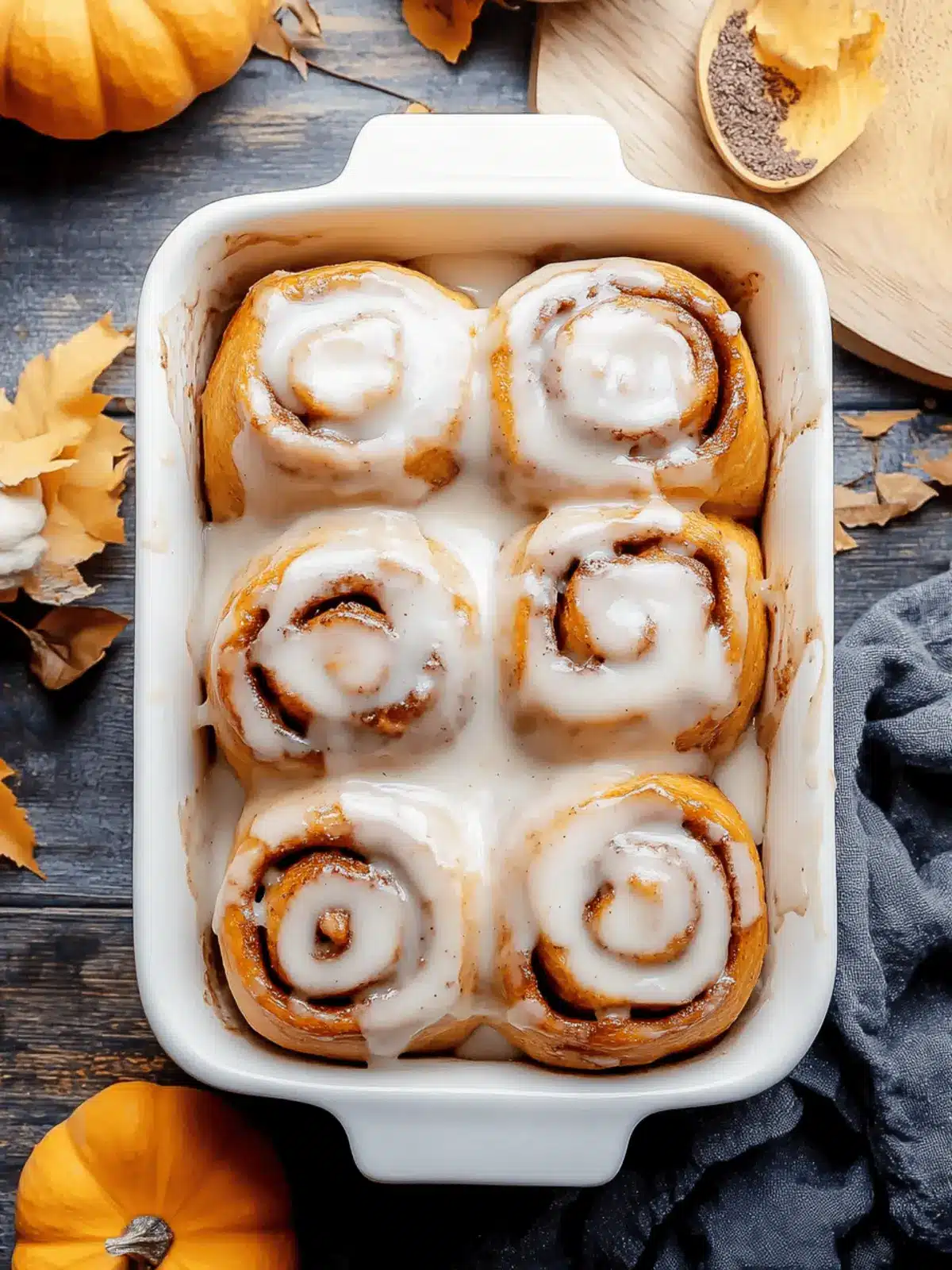 Pumpkin Cinnamon Rolls