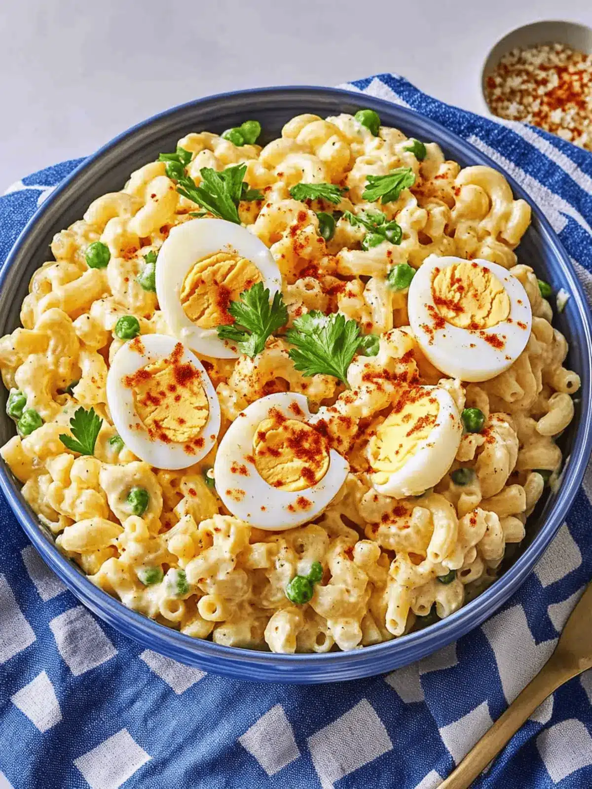 Deviled Egg Macaroni Salad