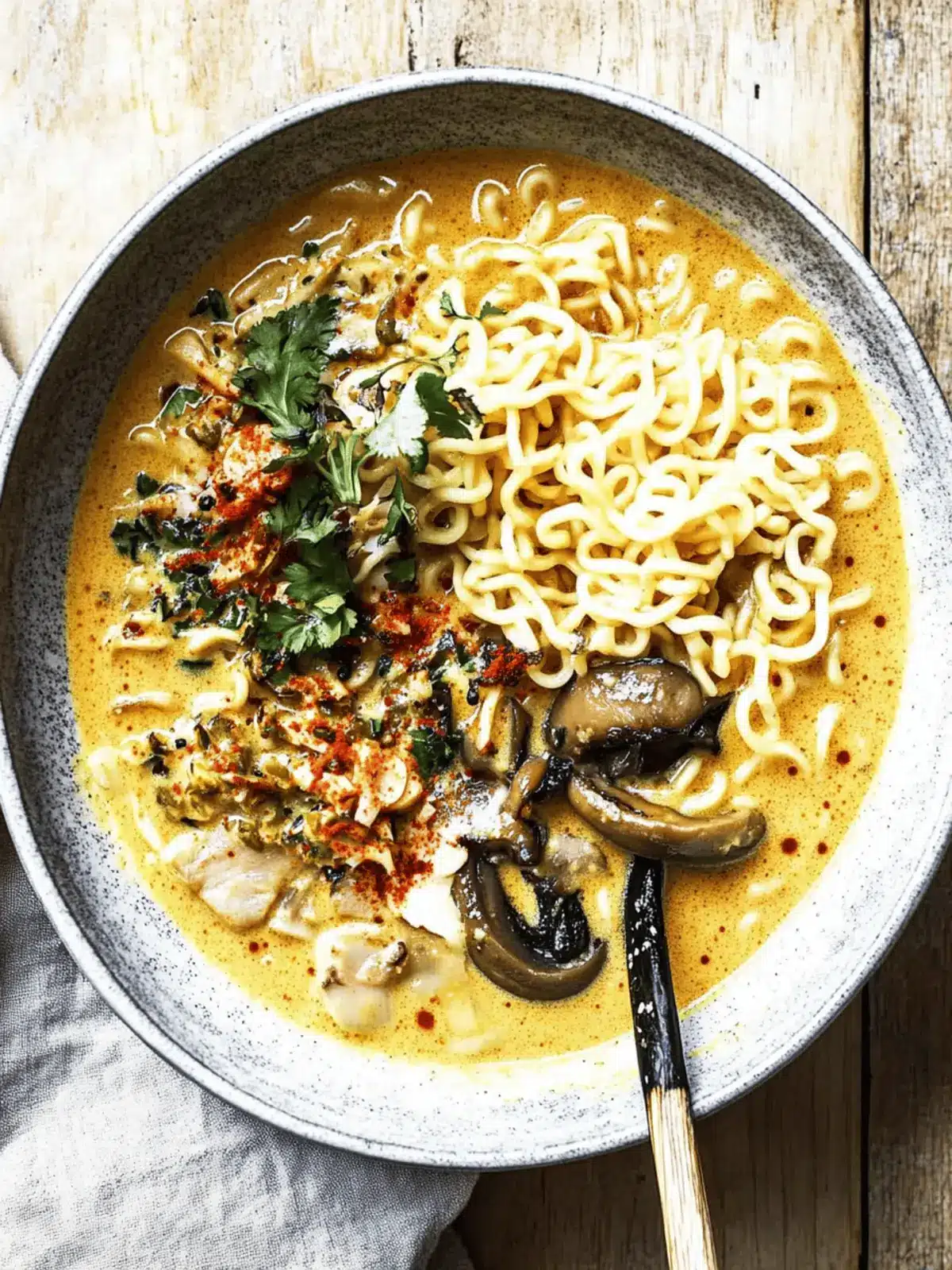 Spicy Coconut Curry Ramen