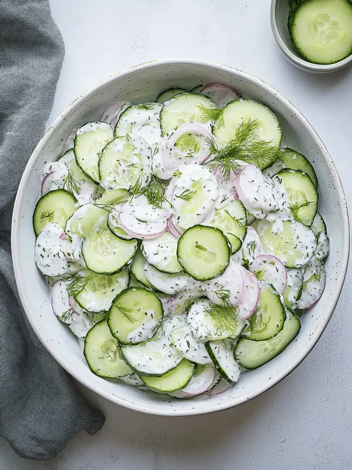 Creamy Cucumber Salad You Can Make in Just 5 Minutes